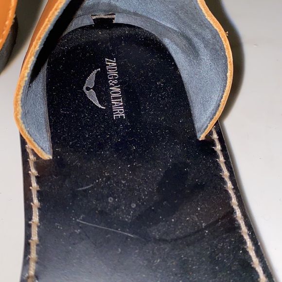 Zadig & Voltaire Tan Sandals w/ Studs - Picture 4 of 10